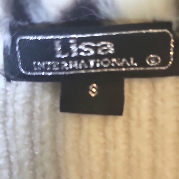 Lisa International Zebra Faux Suede Sweater Zip Jacket - Picture 10 of 10